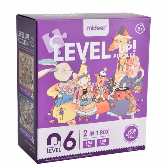 Mideer - Level Up Puzzles - 2-in-1 - Level 6 Forest Fantasy