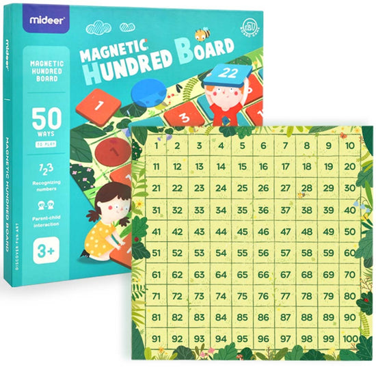 Mideer - Magnetic Hundred Board Game