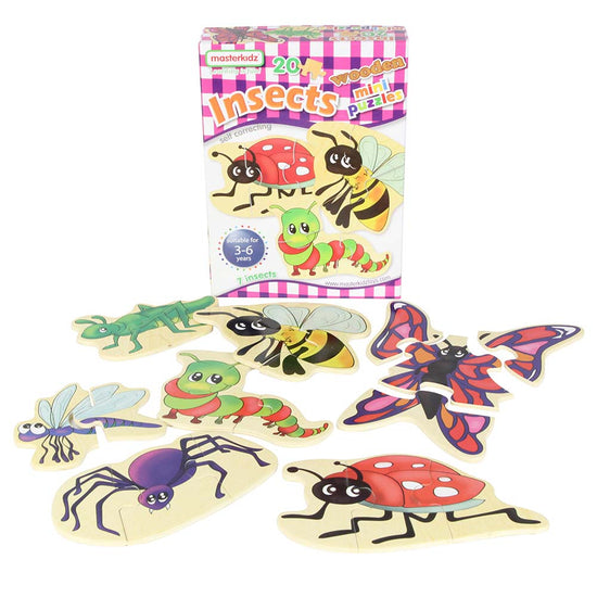 Masterkidz - Mini Puzzles - Insects - 20pcs