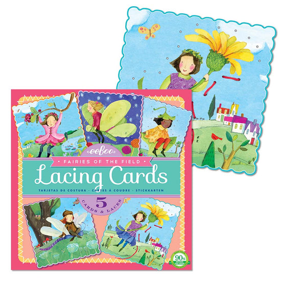 eeBoo - Fairies of the Field Lacing Cards