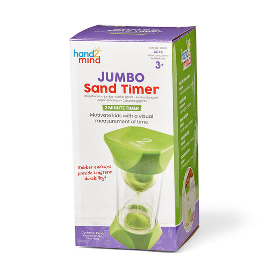 Greenbean Mathematics - Jumbo Sand Timer (2 Minutes)