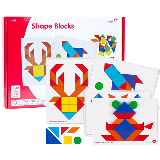 EDX Education - Shape Blocks Activity Set - 112pcs