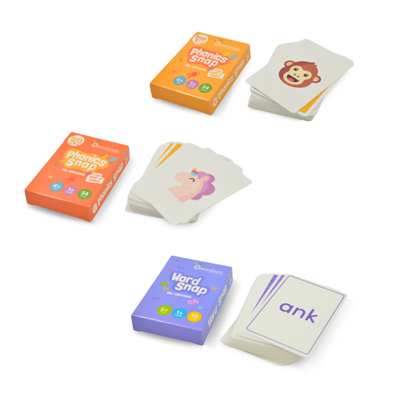 Greenbean School Years - Literacy Snap Card Set