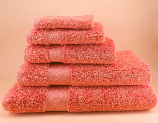 Nortex Indulgence Towels 630gsm Coral