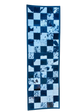 cow hide patchwork table runner  