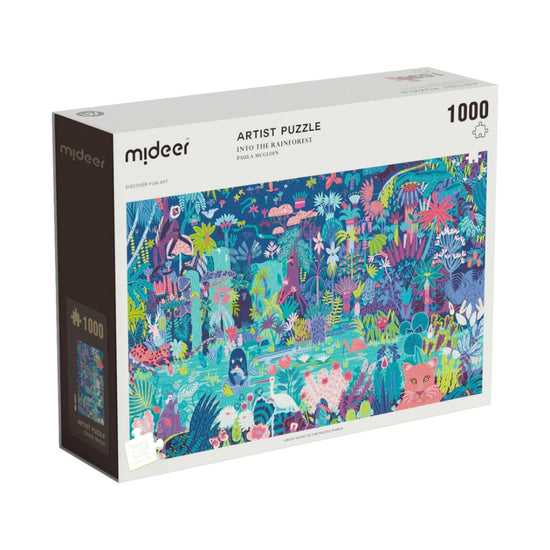 Mideer - Artist Jigsaw Puzzle - 1000 Pieces - Into the Rain Forest