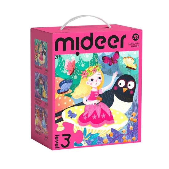 Mideer - 3-in-1 Level Up Puzzle: Level 3 Princess Romance