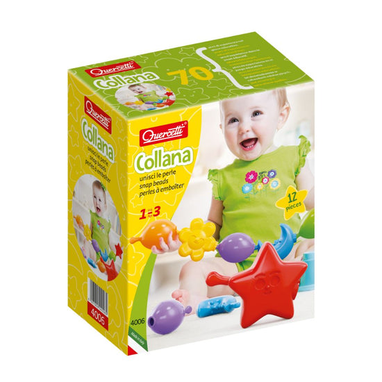 Quercetti - Collana Interlocking Snap Beads Activity Set