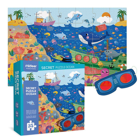 Mideer - Puzzle Secret - Ocean - 35pcs