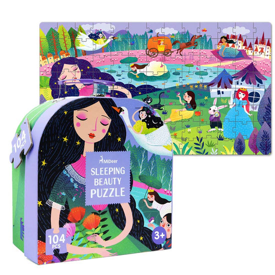 Mideer - Gift Box Puzzle - Sleeping Beauty - 104pcs
