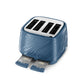 Delonghi Ballerina Seta Breakfast Set Bundle Silk Blue