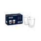 Delonghi - Double Walled Cappuccino Glasses 270ml - DLSC311