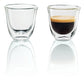 Delonghi - Double Walled Espresso Glasses 90ml - DLSC310