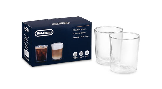 Delonghi - Double Walled Thermal Glasses 400ml - DLSC318