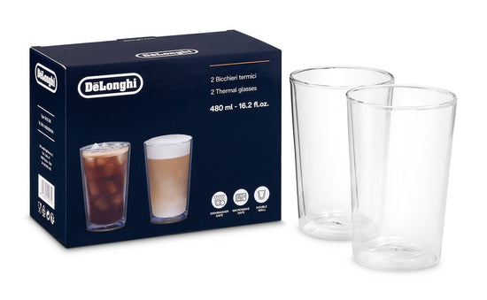 Delonghi - Double Walled Thermal Glasses 480ml - DLSC319