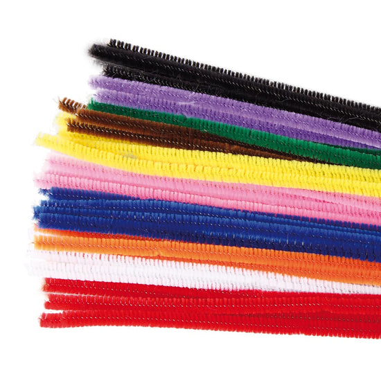 EDX Education - Chenille Stems 0.6cm Primary 10 col 100pc