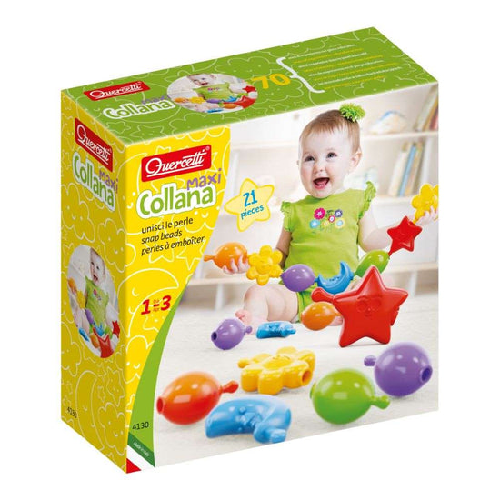 Quercetti - Collana Maxi Snap Beads Activity Set