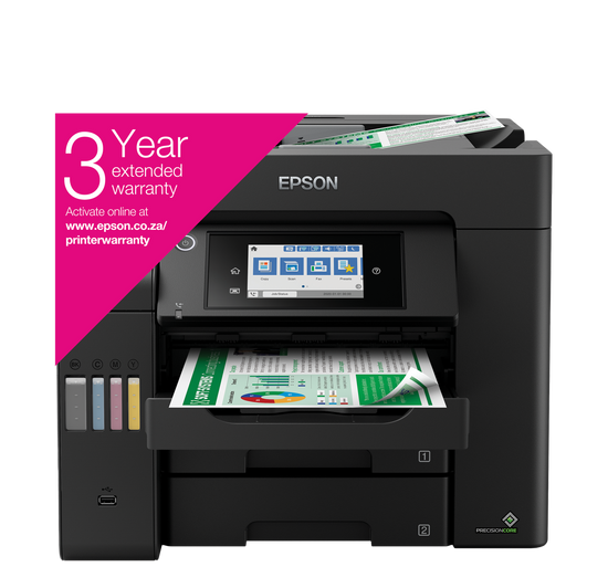 Epson L6550 EcoTank, A4, 4 in 1, Wi-Fi, ADF, Double Sided Printing, Printer