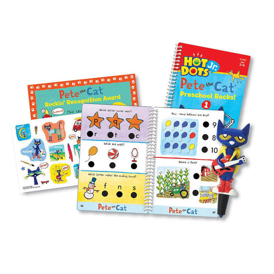 Educational Insights - Hot Dotsﾂｮ Jr. Pete the Cat Pre-school Rocks