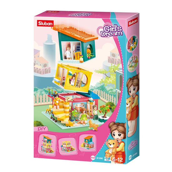 Sluban - Girls Dream - Jenga House - 571pcs