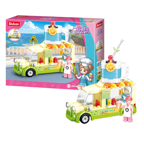 Sluban - Girls Dream - Milk Tea Truck - 174pcs