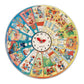 Beleduc - Wooden Learning Puzzle: My Daily Routines with Clock -**
