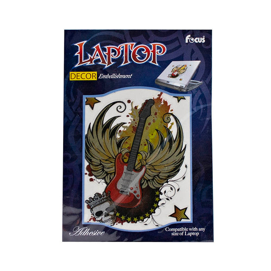 Reduced To Clear - Laptop Sticker GUITAR FOIL