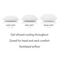 Malouf Zoned Dough Memory Foam Chamomile Pillow Queen MAL-ZZQQMPZG