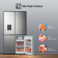 Hisense 579L Stainless Steel Multi-Door Refrigerator H750FS-WD