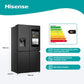 Hisense 536Lt Side by Side Water Dispenser Refrigeration - H750FSB-IDS