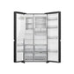 Hisense Side by Side Black 601lt Refrigerator H780SB-IDL