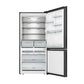 Hisense Combi Bottom Freezer Refrigerator - H630BSB-WD