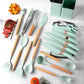 Kitchen Life 19 Piece Kitchen Utensil Set Teal