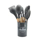 Kitchen Life 12 Piece Kitchen Utensil Set Light Grey