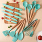 Kitchen Life 19 Piece Kitchen Utensil Set Dark Green