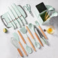 Kitchen Life 19 Piece Kitchen Utensil Set Teal