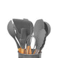 Kitchen Life 12 Piece Kitchen Utensil Set Light Grey