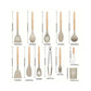 Kitchen Life 12 Piece Kitchen Utensil Set Khaki