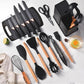 Kitchen Life 19 Piece Kitchen Utensil Set Black