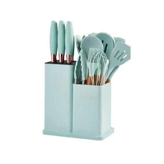 Kitchen Life 19 Piece Kitchen Utensil Set Teal