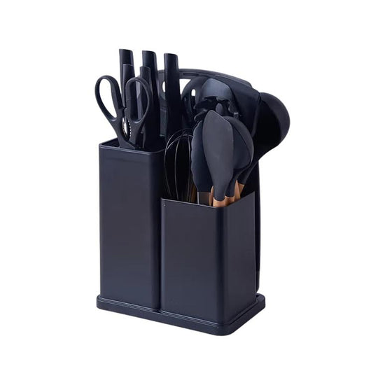 Kitchen Life 19 Piece Kitchen Utensil Set Black