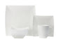 Maxwell & Williams White Basics Diamonds Square Dinner Set 16-Piece JX260716