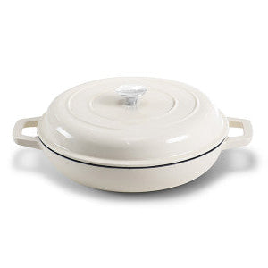 Cast Iron Saucepan Cream 30CM CH1223