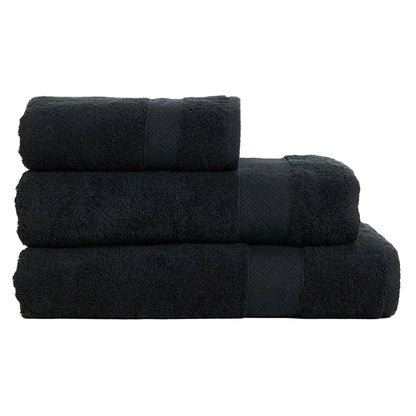 Nortex Indulgence Towels 630gsm Top Black