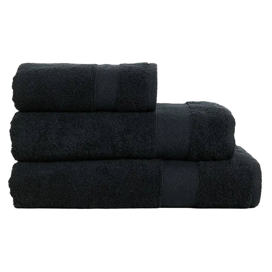 Nortex Indulgence Towels 630gsm Top Black