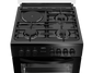 Defy 60cm Gas Electric Stove Black DGS679