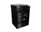 Defy 60cm Gas Electric Stove Black DGS679