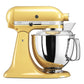 KitchenAid Artisan 4.8L Stand Mixer Majestic Yellow - Gloss 5KSM175PSEMY