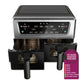 Cuisinart AirTwin Dual Airfryer, 10.4L AFD10XSSSAE