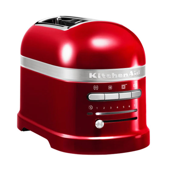 KitchenAid Artisan New Edition 2-Slice Toaster, 1250W Candy Apple 5KMT2204ECA